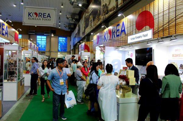 Gian hàng tỉnh Chung Nam Hàn Quốc tại triển lãm quốc tế Vietfood & Beverage 2019