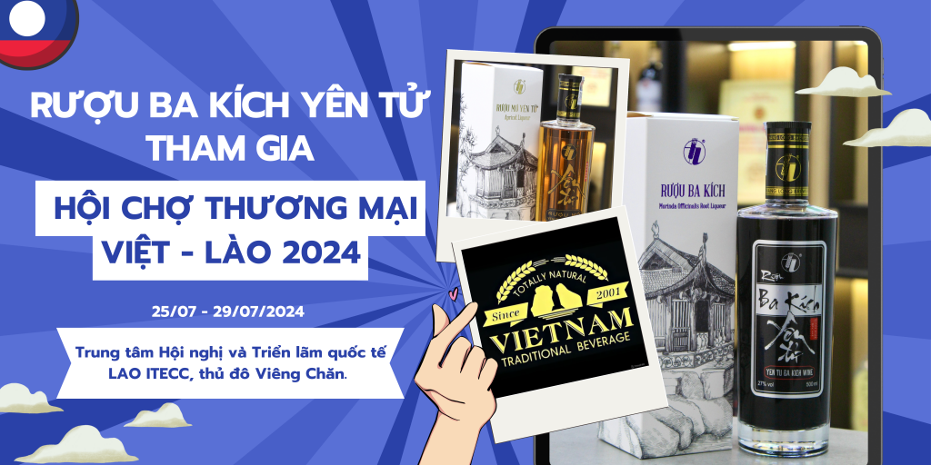 Rượu Ba Kích Yên Tử Tham Gia Hội Chợ Thương Mại Việt Lào 2024 - VietLaoExpo 2024