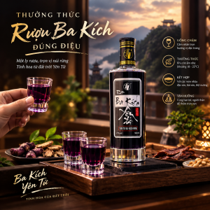 Hướng dẫn thưởng thức rượu ba kích đúng điệu và chừng mực